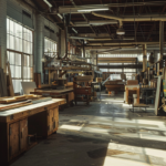 A large factory shop of architectural millwork and woodwork1